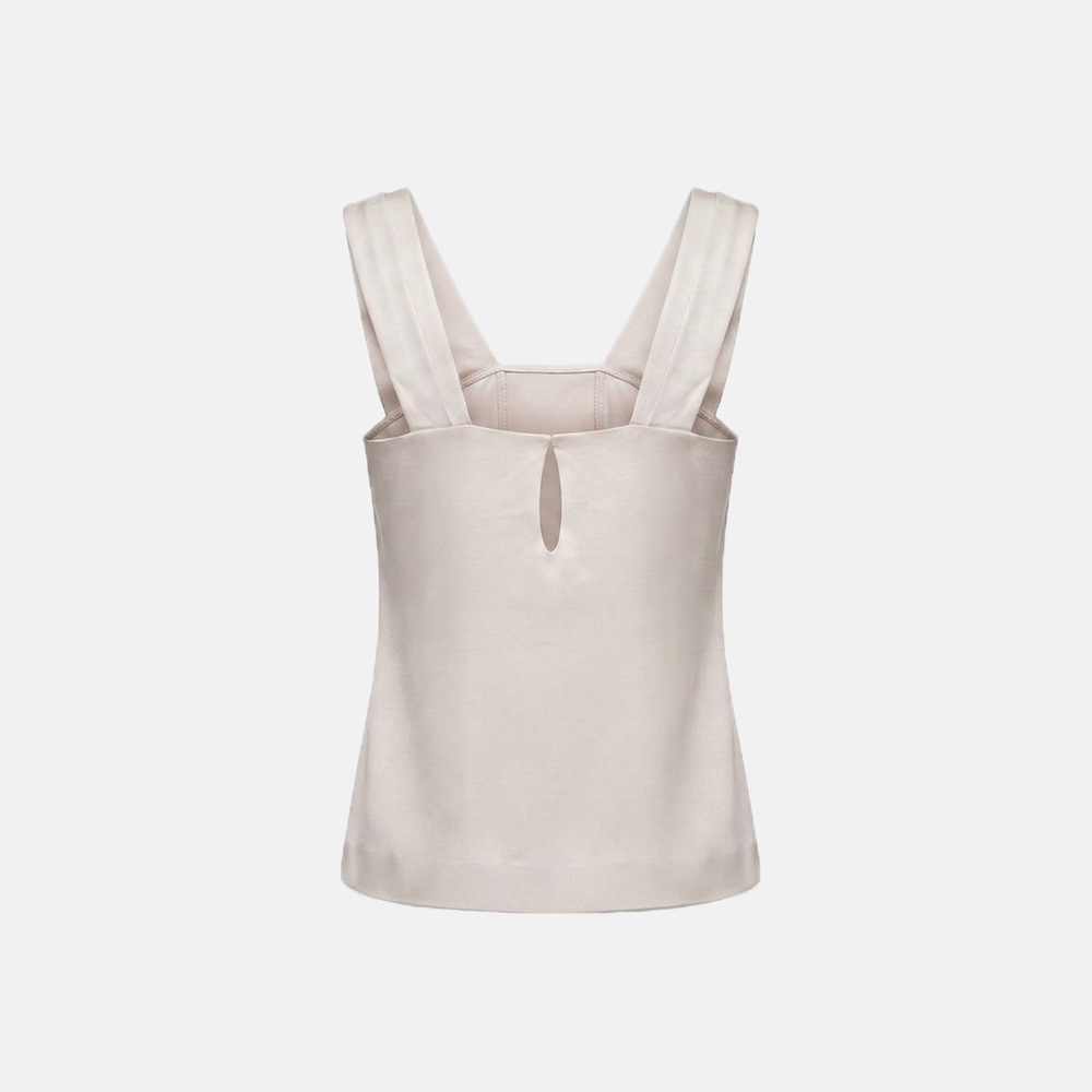 Super Flea Market+Miu Miu+Rose panel blouse+Gigi Hadid2